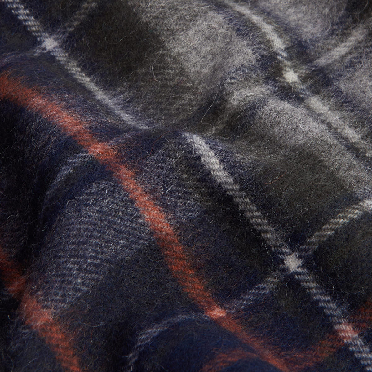 New check tartan scarf