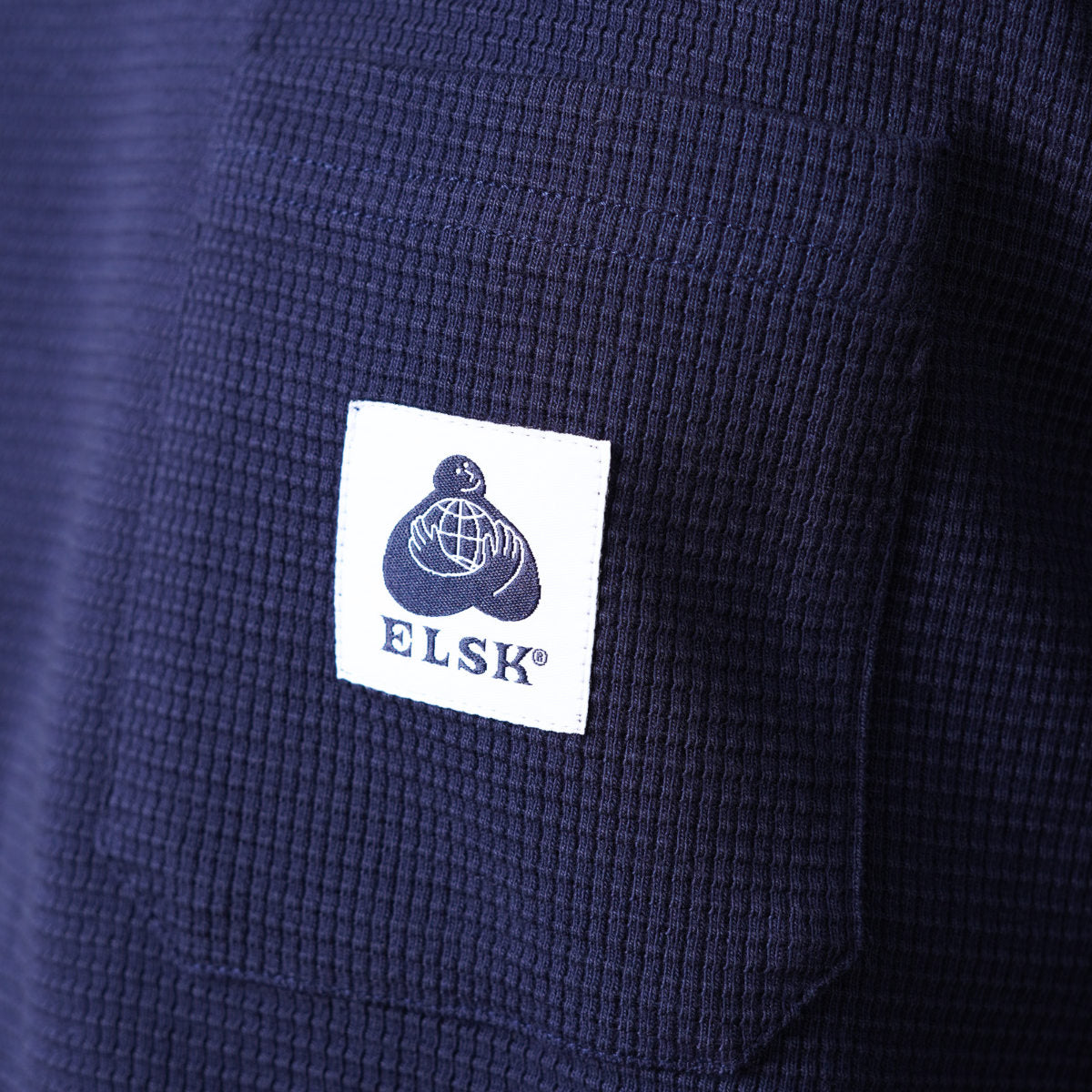 Waffle men´s pocket longsleeve