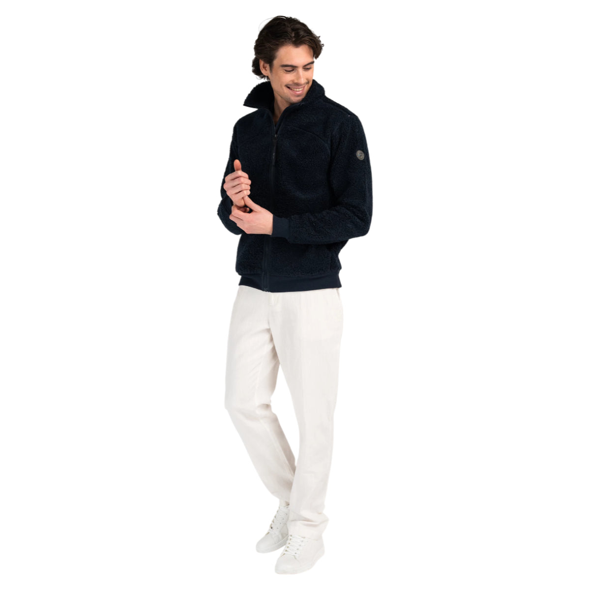 Regular fit sweatcardigan